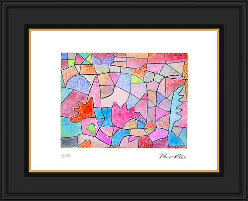 Paul klee litografia - paul, klee,