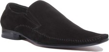 Mocassini Casual In Seta Nera