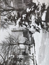 Cartolina Antica Bolzano Piazzale Stazione Bianca E Nera Anni 50