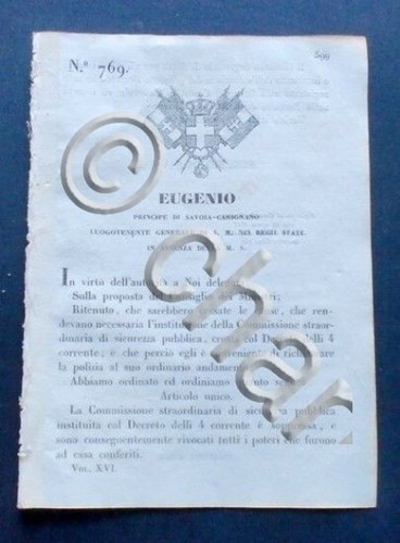 Decreto eugenio soppressa - decreto,
