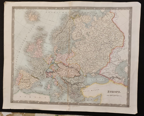 Europa antica mappa carta - antica,
