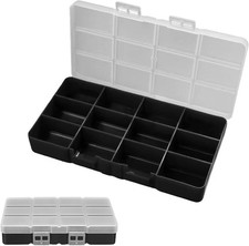 2 Pezzi Porta Minuteria, 12 Scomparti Porta Viti, Nessuno Scomparti Cassetta Por