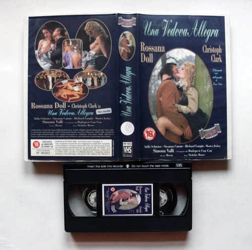 Vhs una vedova allegra - vhs,