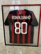 MAGLIA MILAN RONALDINHO AUTOGRAFATA 2008/2009