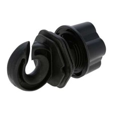 Isolatore gancio per pali tondi recinto elettrico occhielli filo corda 10 pz