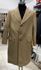 LEBOLE TRENCH in misto lana cotone usato uomo man Tg L beige XYM412L