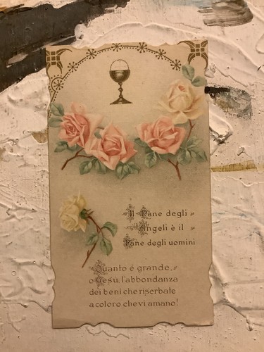 Santino sacro calice - santino,