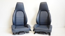 Porsche 964 sedili sportivi rivestimento sedili pelle blu scuro regolabile elettricamente