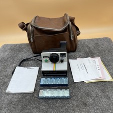 *NON TESTATO* Polaroid Land Camera 1000 SX-70 pellicola istantanea retrò vintage con borsa