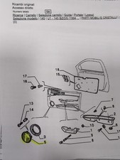 183159180 GRIGLIA ALTOPARLANTE ANTERIORE DX O SX ALFA 145 146