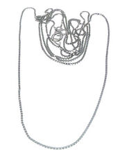 Catena Veneziana diam.1 mm in argento rodiato - catenina anallergica