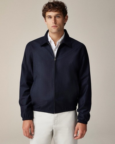 Crew 398 giacca harrington - j.crew, $398