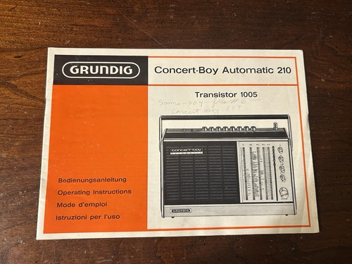 Grundig concert boy automatic - grundig,