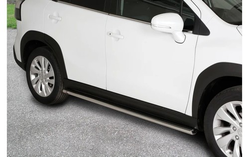 Pedane laterali acciaio - , inox