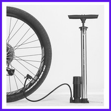 Pompa per bici da corsa bicicletta mtb con manometro gonfiatore alta pressione 