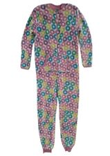 LOVE TO LOUNGE Tutona intera pile zip pigiama pigiamone donuts ragazza donna S