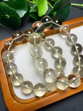 Bracciale Perline Quarzo Fumo