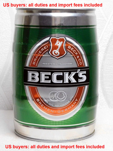 Botte vuota birra - beck`s, fusto