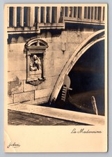 Cartolina d'epoca La Madonnina Venezia vera foto di Campassi Torino