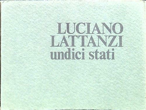 Acquaforte undici stati - undici,