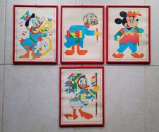 Set 4 Quadri Vintage Puzzle
