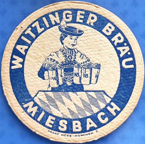 Vecchio sottobicchiere birra