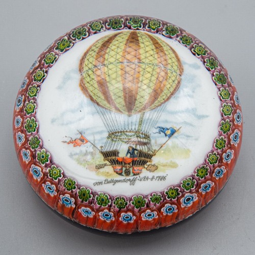 Murano millefiori mongolfiera - murano,