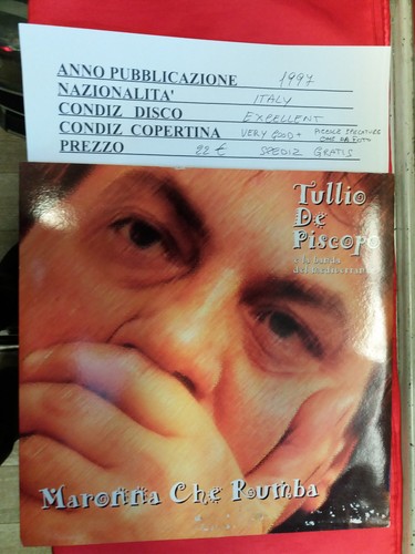 Disco tullio de - tullio, piscopo