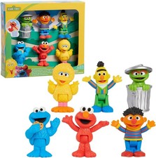 SESAM STREET Figure BOX 6 Personaggi 7cm MUPPETS Protagonisti Just Play