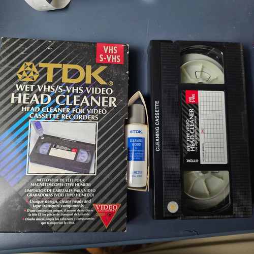 Tdk wet vhs - tdk,