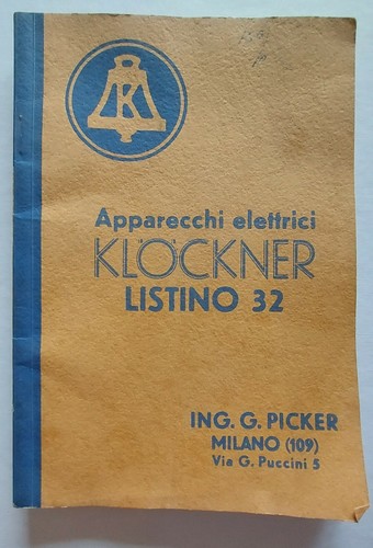 Apparecchi elettrici klockner - apparecchi,