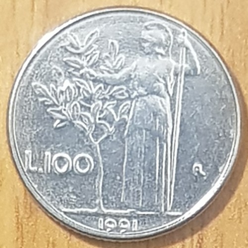Italia moneta 100 - italia, da