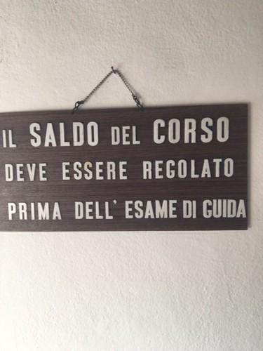 Curiosa tabella vintage - tabella, avviso