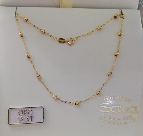 Collana sferette palline 50 - sferette, cm