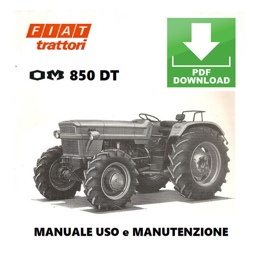 Trattore fiat 850 dt - trattore, om