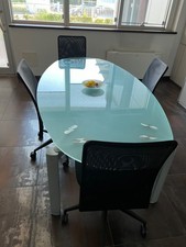 Tavolo riunione ovale con - , 4
