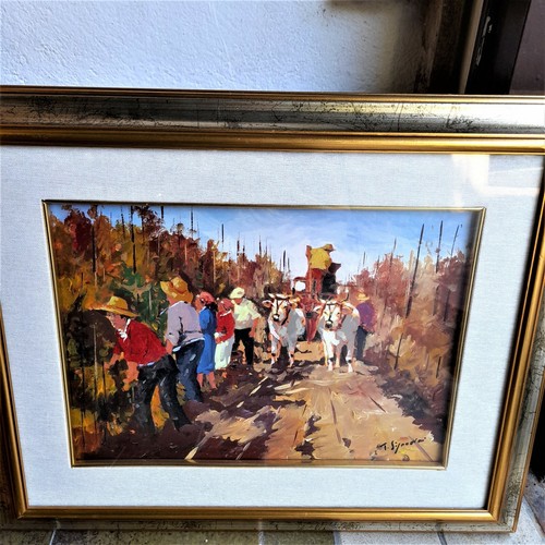 Dipinto olio signorini - a,