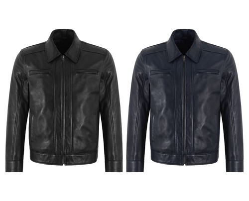 Giacca pelle stile uomo - giacca, in