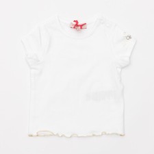 T-SHIRT BIANCO PER BAMBINA (TG 6/12/18M) "LILI GAUFRETTE"  GQ10011 SS 20 (-30%) 