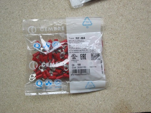 Cembre capocorda rosso - rf-m4,