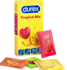 Preservativi DUREX TROPICAL ALLA FRUTTA 12 24 36 48 preservativi