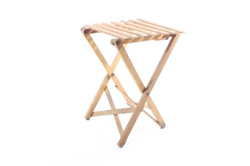 Sgabello legno pieghevole - sgabello,