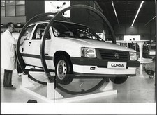 Foto vintage Opel Corsa Salone Auto Parigi 1982 Ft 37157 - Stampa 24x18 cm