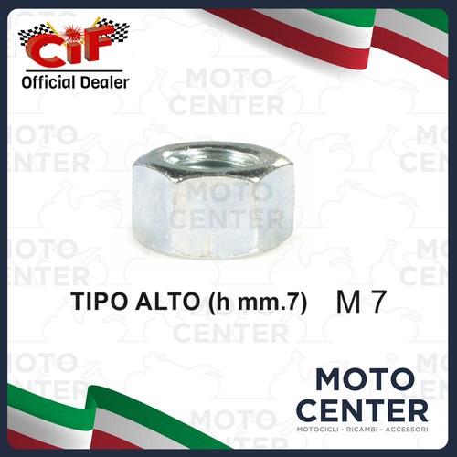 Dado esagonale zincato h - zincato, m7