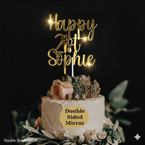 Cake topper acrilico buon - topper,
