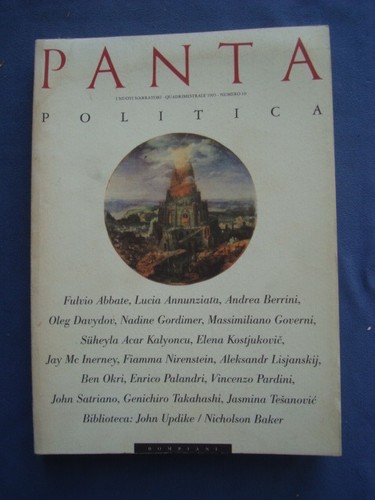Panta politica nuovi - panta, politica-i