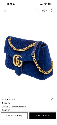 Tracolla gucci marmont - tracolla, gg