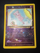 Pokemon 2001 Mew 1/18 Cosmo Holo Reverse Southern Island English Nintendo