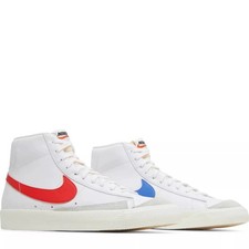 BQ6806-117 Nike Blazer Mid 77 Vintage Swoosh blu rosso scarpe da ginnastica uomo