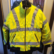 high visibility fleece lined